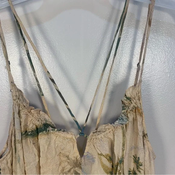 Anthropologie x Tahnee Kelland Strappy Tropical Print Midi Dress - Picture 9 of 16